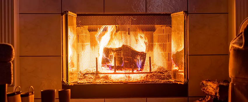Mendota Hearth Landscape Fireplace Installation in Pflugerville, Texas