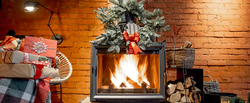 Travis Industries Linear Gas Fireplace Installation in Pflugerville, Texas