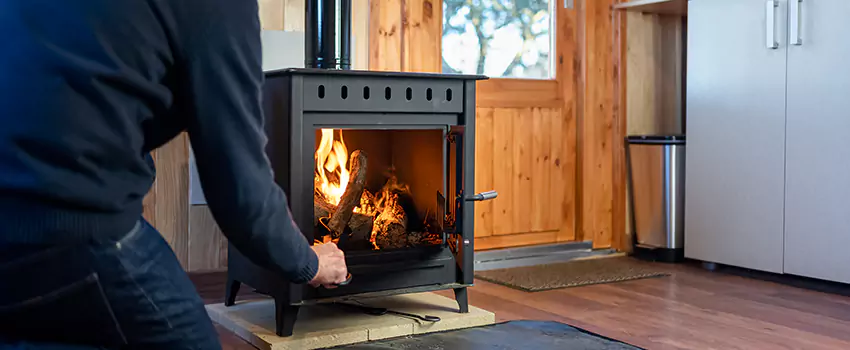 Open Hearth Wood Fireplace Installation in Pflugerville, TX