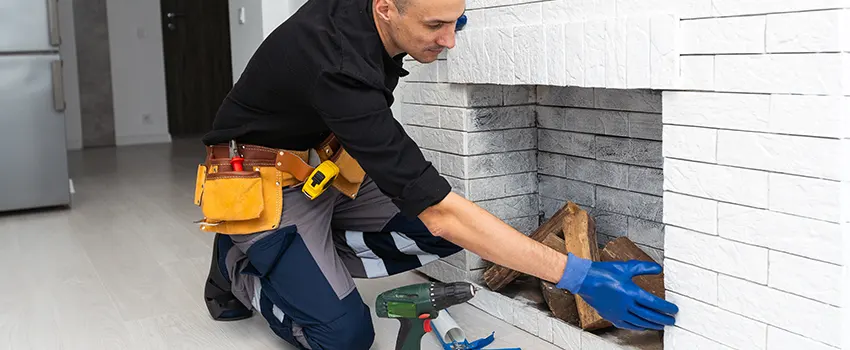 Fireplace Damaged Damper Frame Repair Services in Pflugerville, Texas